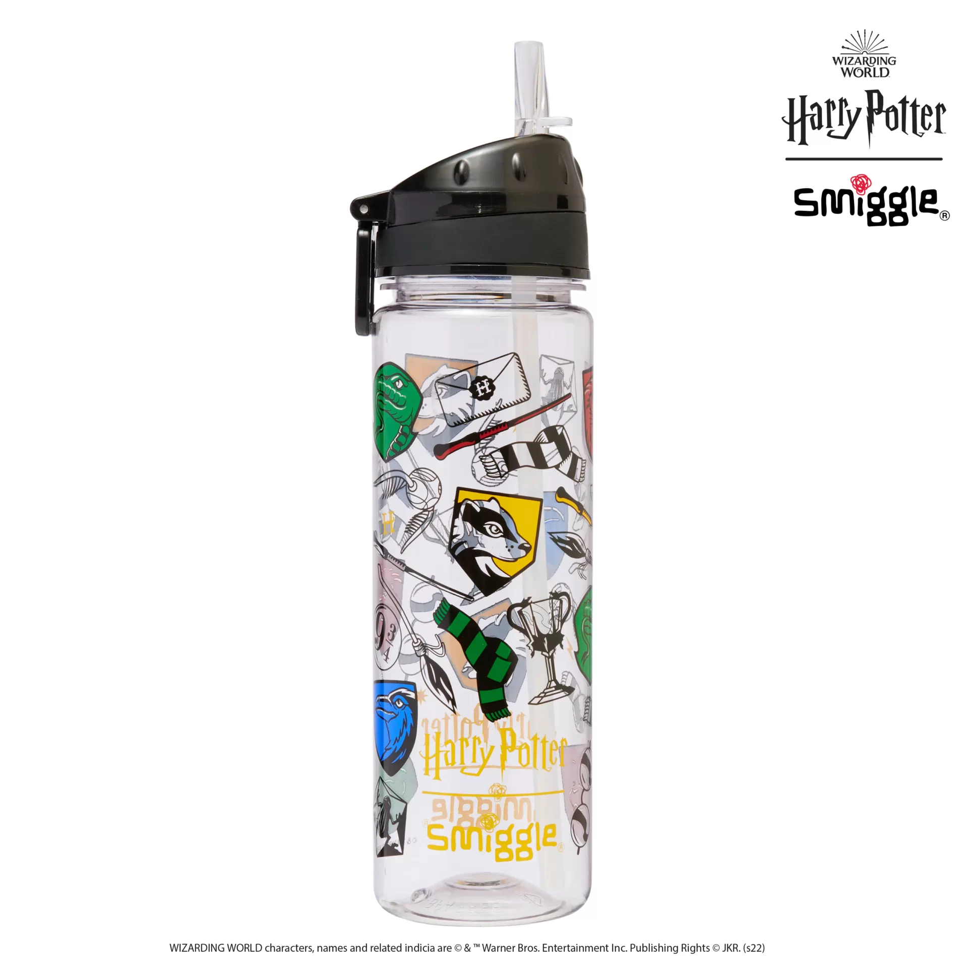 Smiggle Black Harry Potter Drink Bottle 650 ML